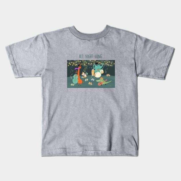 Animal band Kids T-Shirt by tfinn